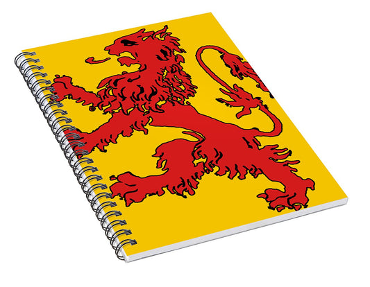 Scottish Lion - Spiral Notebook