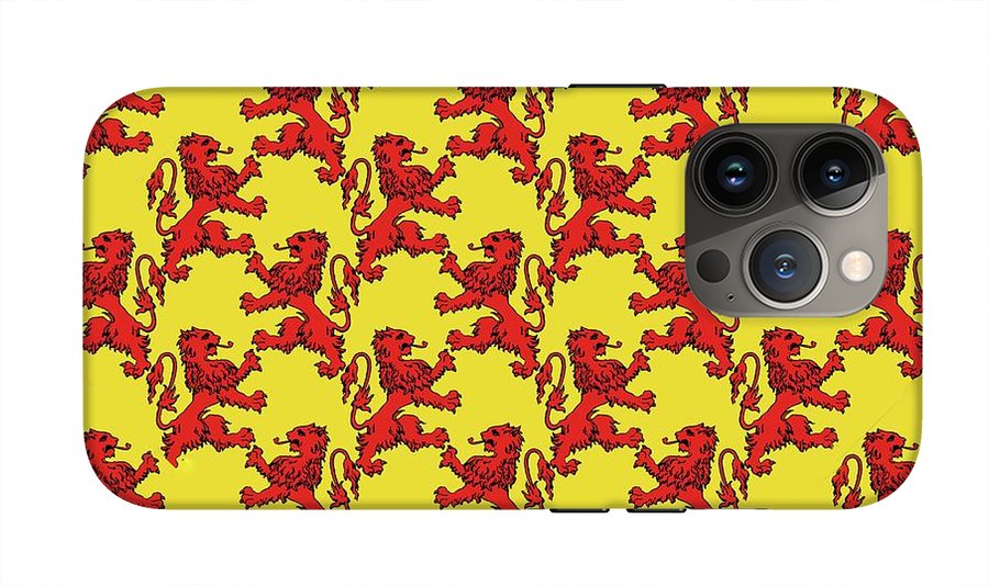 Scottish Lion Repeating Pattern - Phone Case