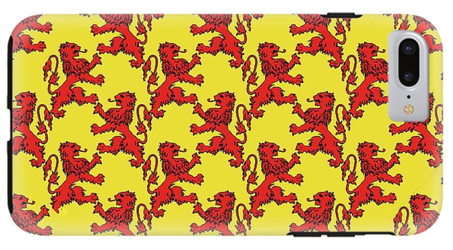 Scottish Lion Repeating Pattern - Phone Case