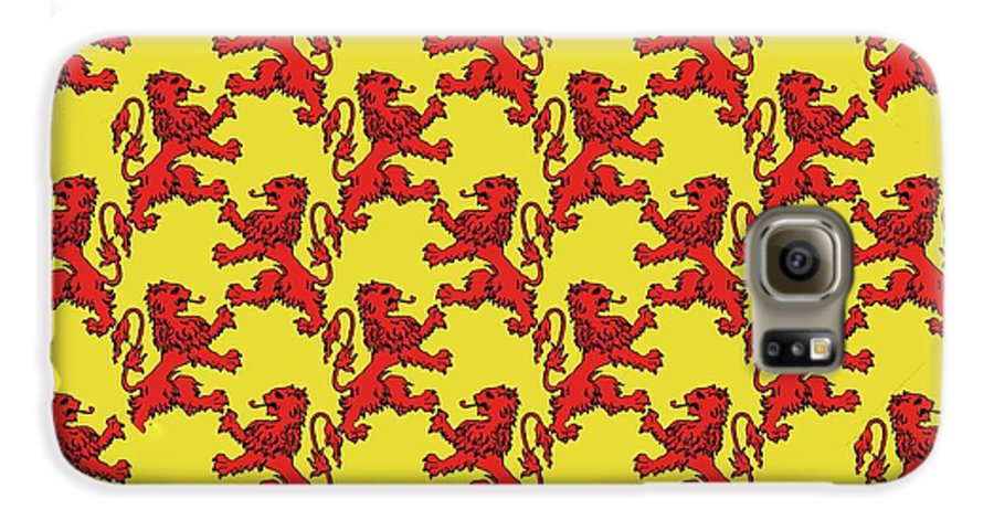 Scottish Lion Repeating Pattern - Phone Case