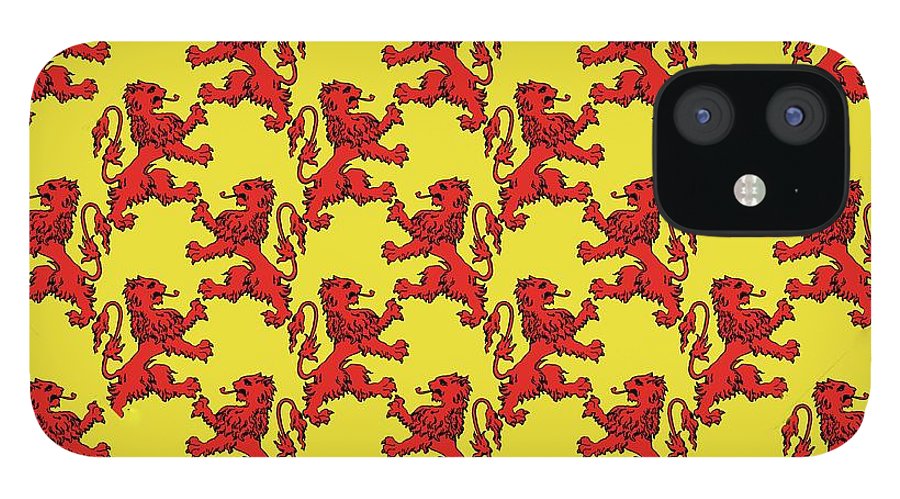 Scottish Lion Repeating Pattern - Phone Case