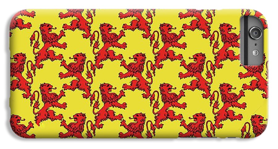 Scottish Lion Repeating Pattern - Phone Case