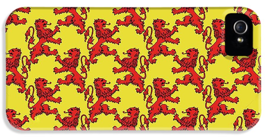 Scottish Lion Repeating Pattern - Phone Case