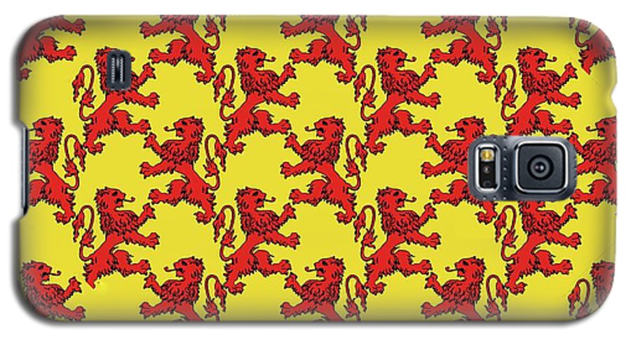 Scottish Lion Repeating Pattern - Phone Case