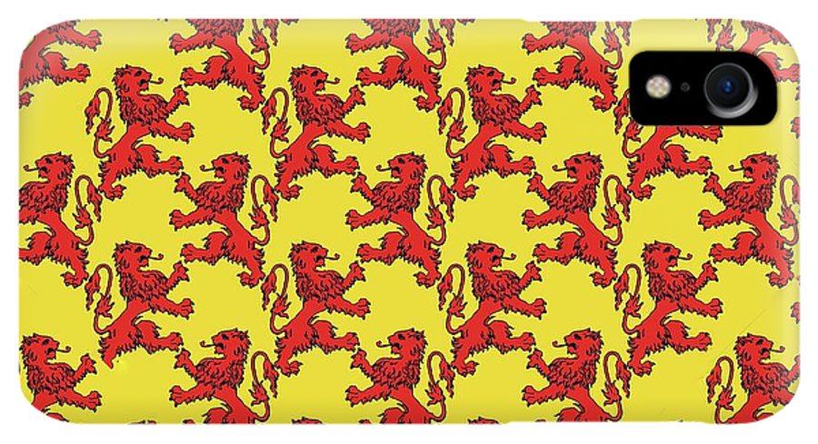 Scottish Lion Repeating Pattern - Phone Case