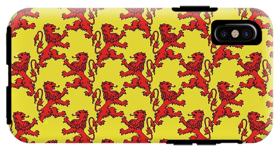 Scottish Lion Repeating Pattern - Phone Case