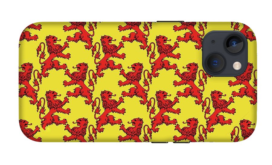 Scottish Lion Repeating Pattern - Phone Case