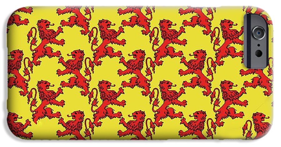 Scottish Lion Repeating Pattern - Phone Case