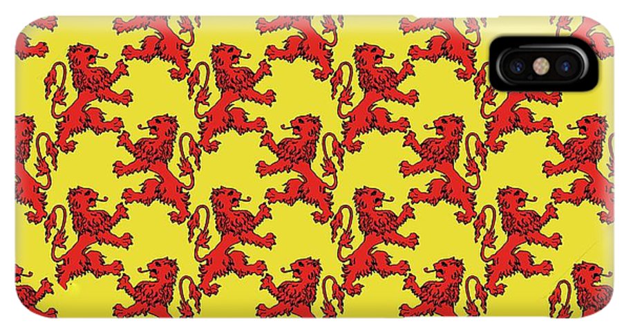 Scottish Lion Repeating Pattern - Phone Case