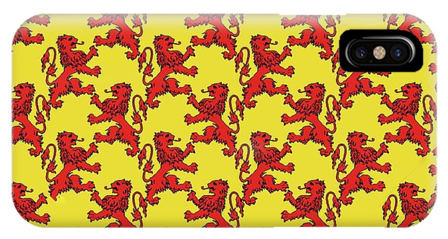 Scottish Lion Repeating Pattern - Phone Case