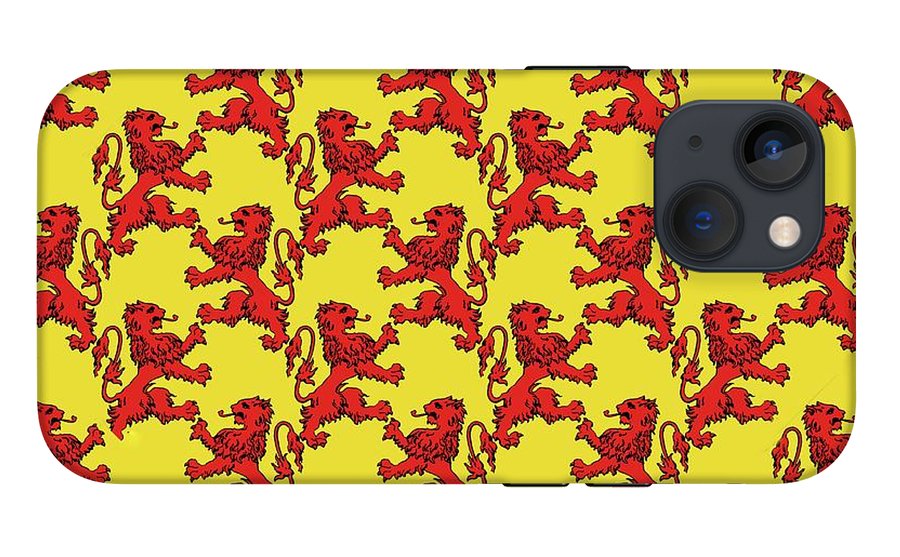 Scottish Lion Repeating Pattern - Phone Case