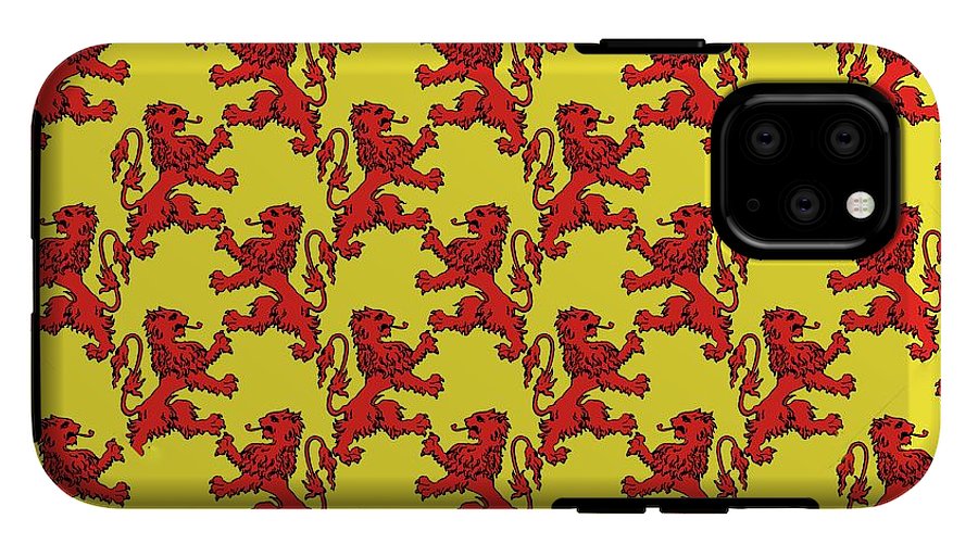 Scottish Lion Repeating Pattern - Phone Case