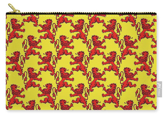 Scottish Lion Repeating Pattern - Carry-All Pouch