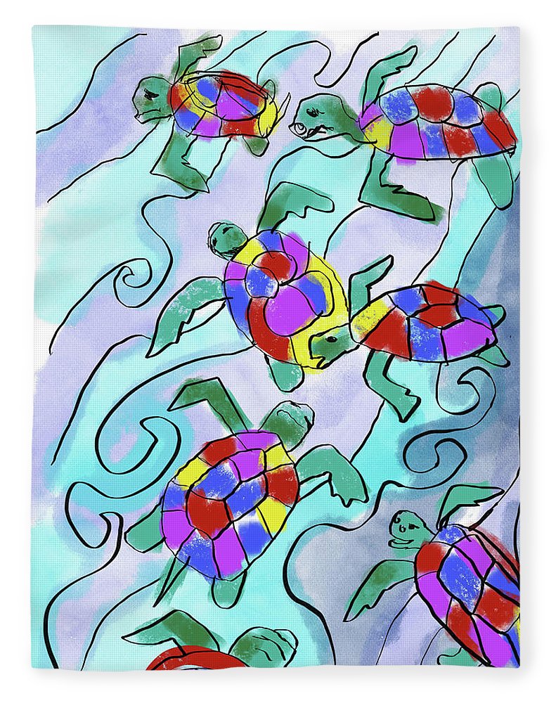 Sea Turtles - Blanket