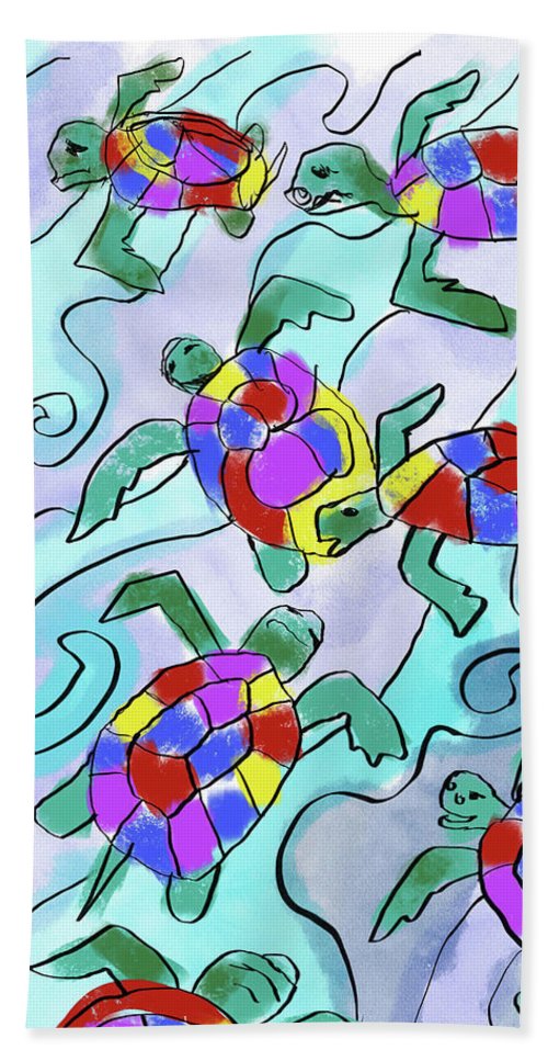 Sea Turtles - Beach Towel