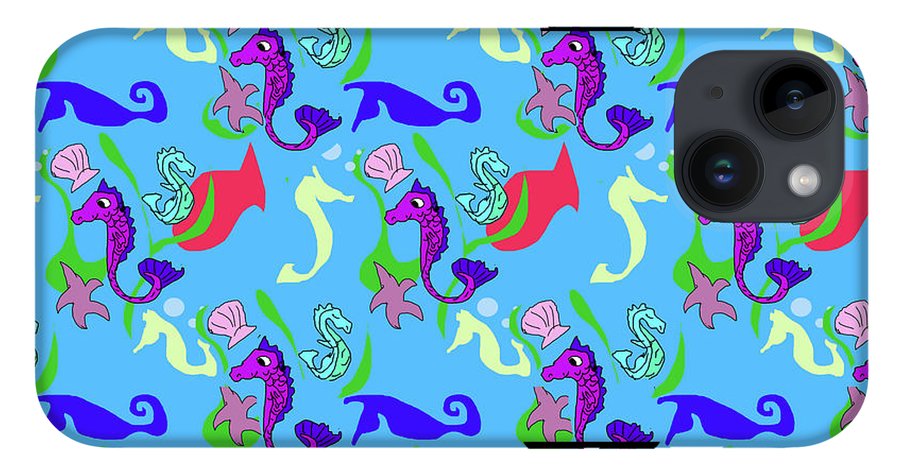 Seahorses Pattern - Phone Case