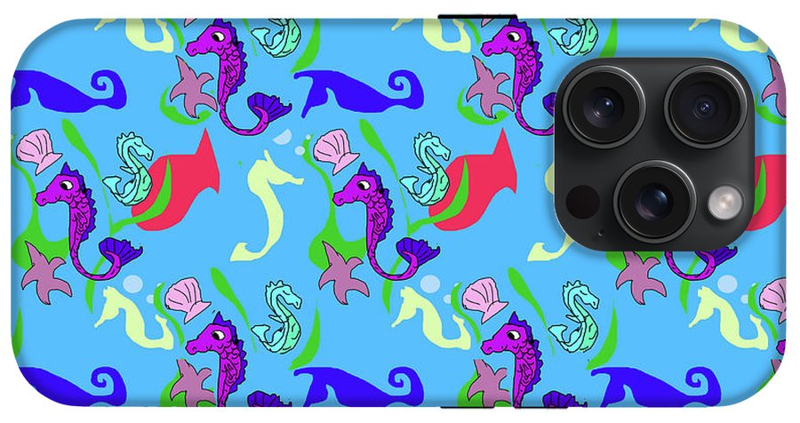 Seahorses Pattern - Phone Case