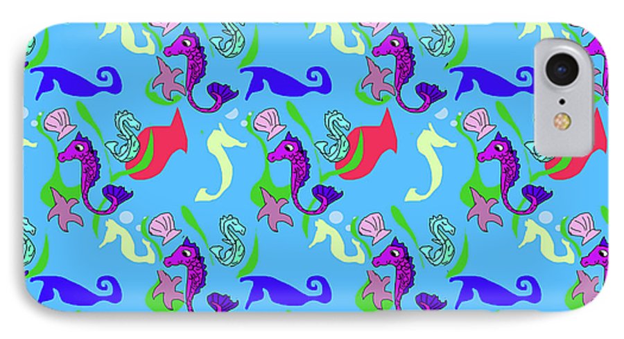 Seahorses Pattern - Phone Case