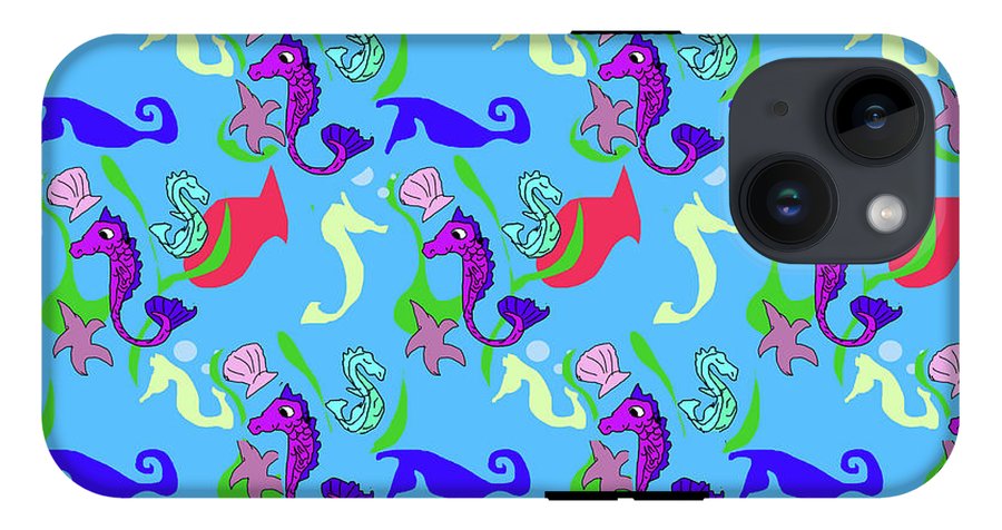Seahorses Pattern - Phone Case