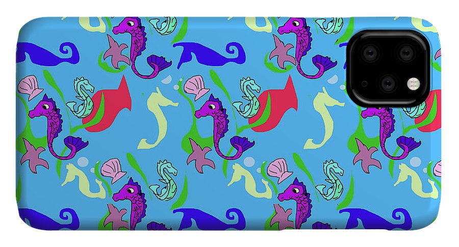 Seahorses Pattern - Phone Case