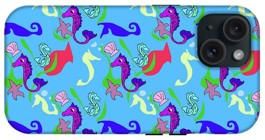 Seahorses Pattern - Phone Case