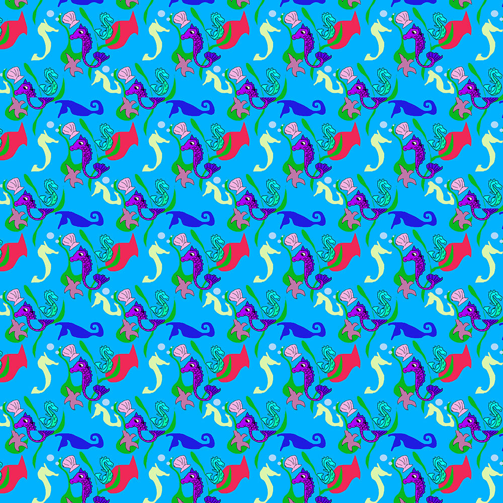Seahorse Pattern Digital Image Download