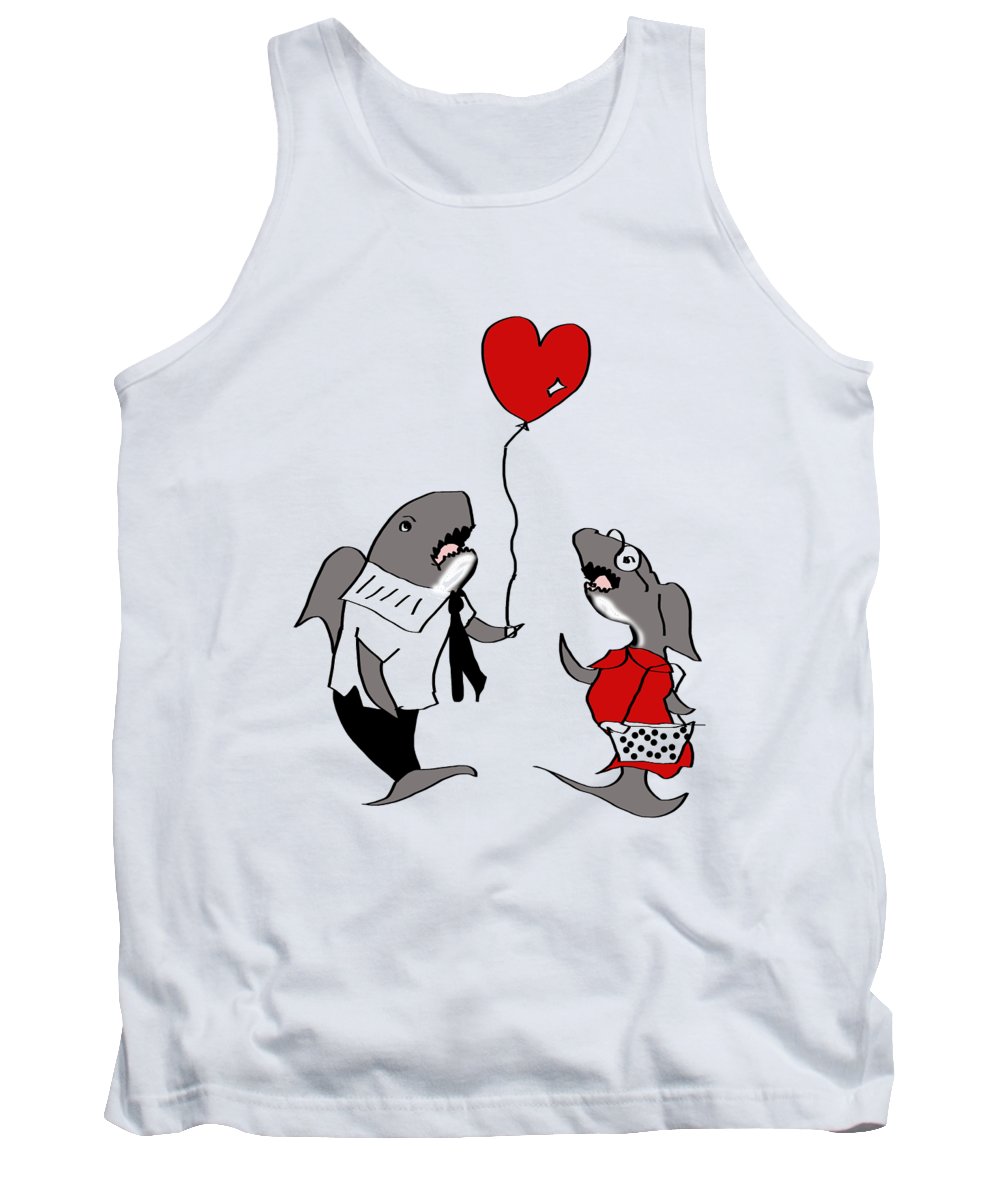 Shark Valentine - Tank Top