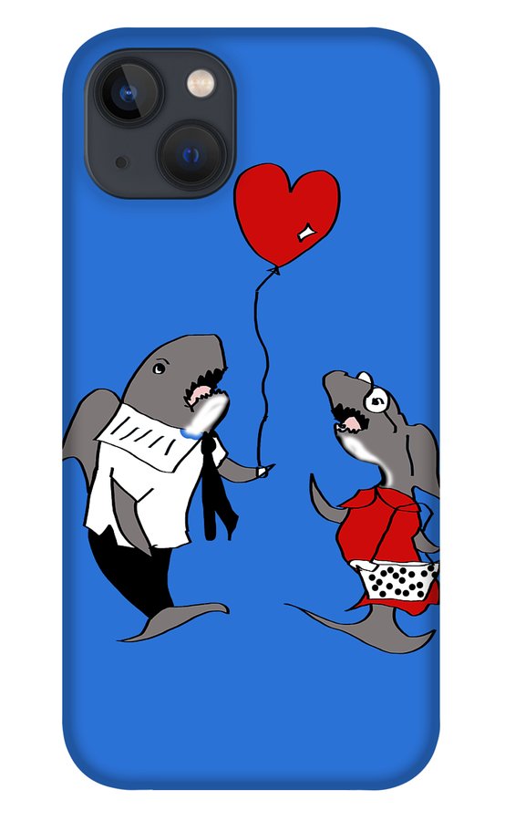 Shark Valentine - Phone Case