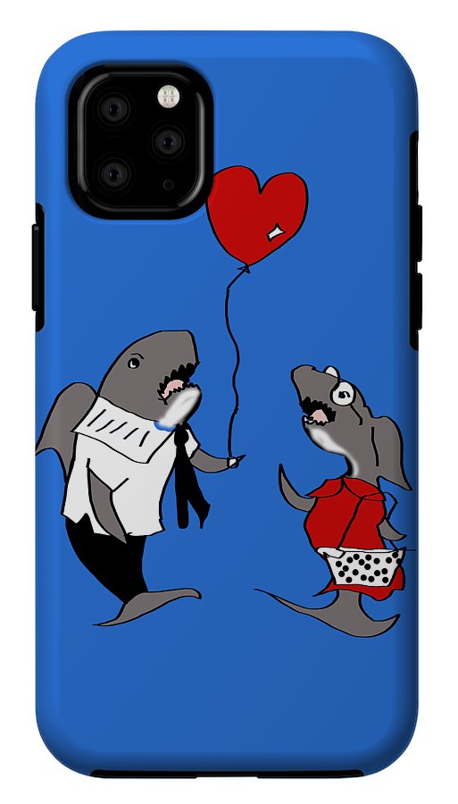 Shark Valentine - Phone Case
