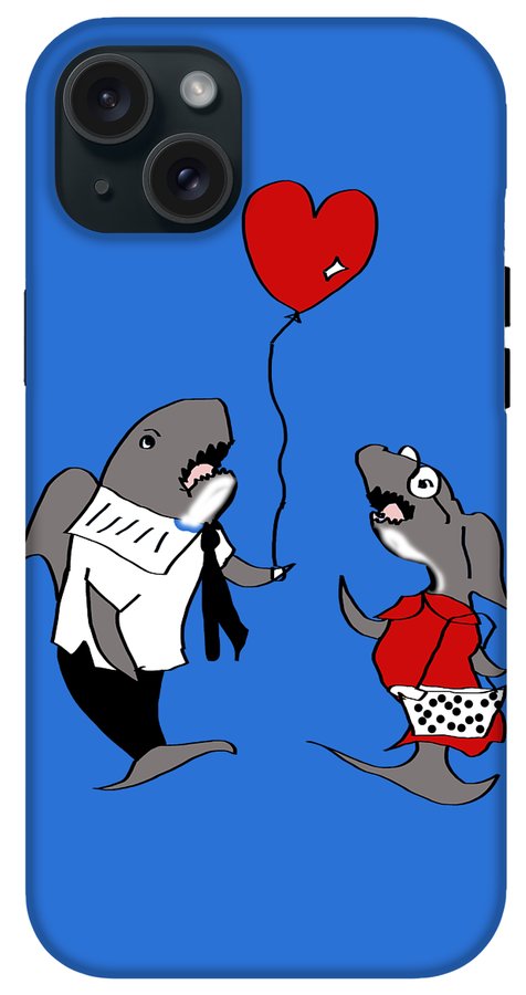 Shark Valentine - Phone Case