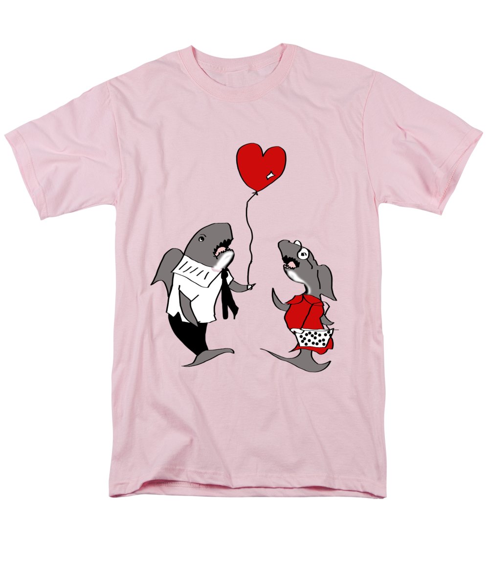 Shark Valentine - Men's T-Shirt (Regular Fit)