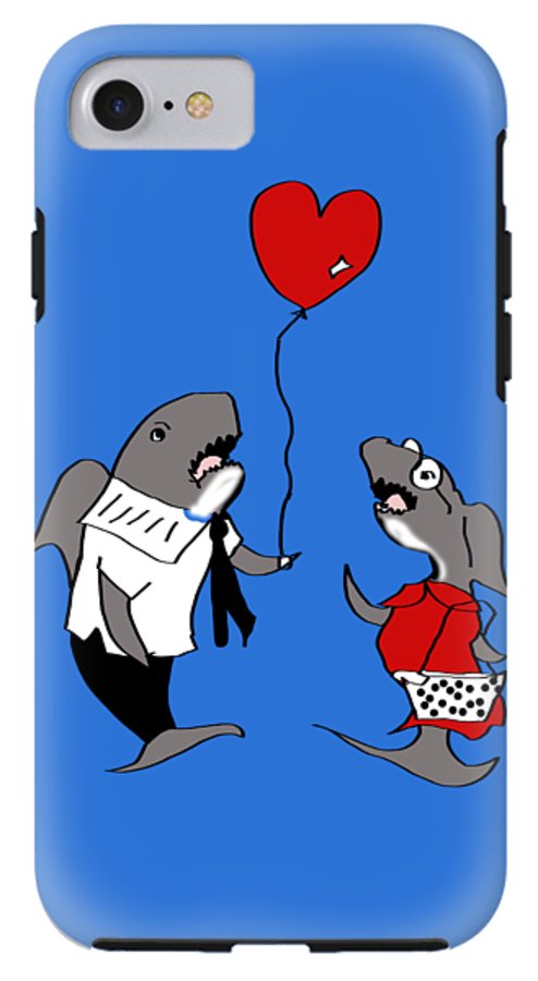 Shark Valentine - Phone Case