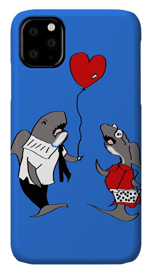 Shark Valentine - Phone Case