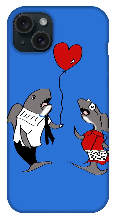 Shark Valentine - Phone Case