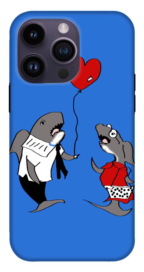 Shark Valentine - Phone Case