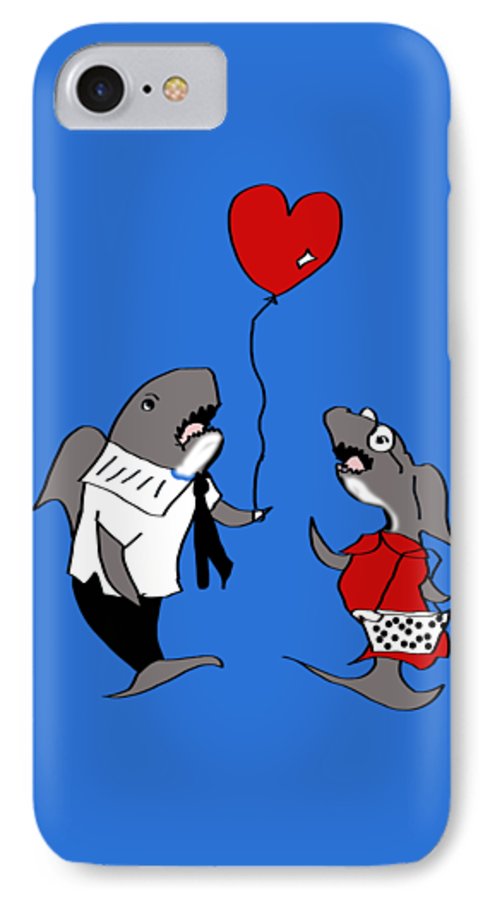 Shark Valentine - Phone Case