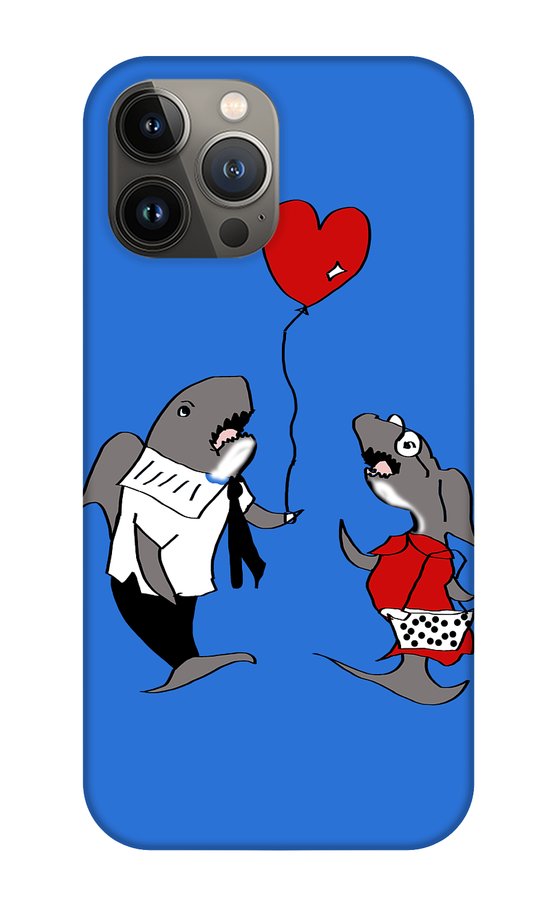 Shark Valentine - Phone Case