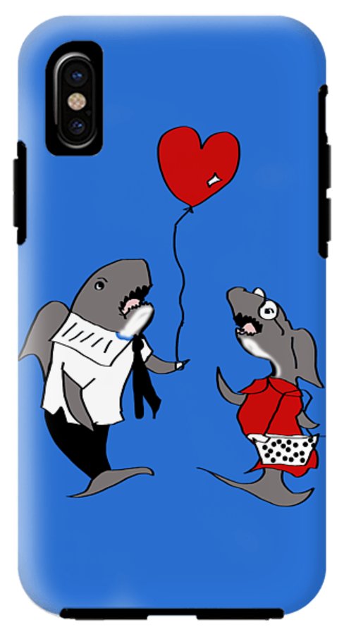 Shark Valentine - Phone Case