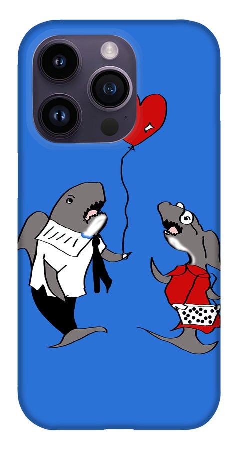 Shark Valentine - Phone Case