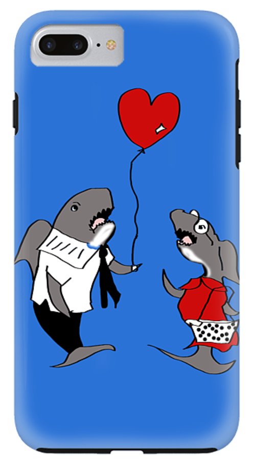Shark Valentine - Phone Case