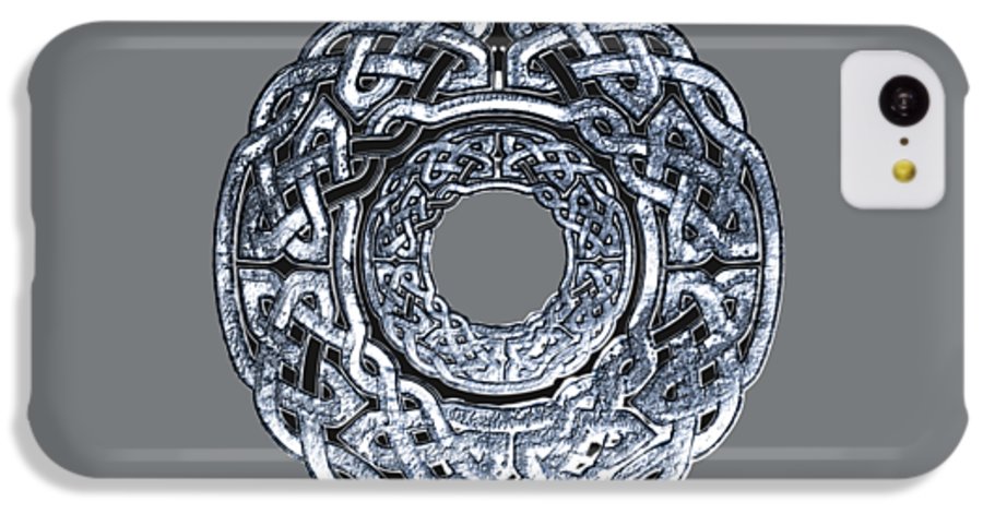 Silver Celtic Knot Circle - Phone Case