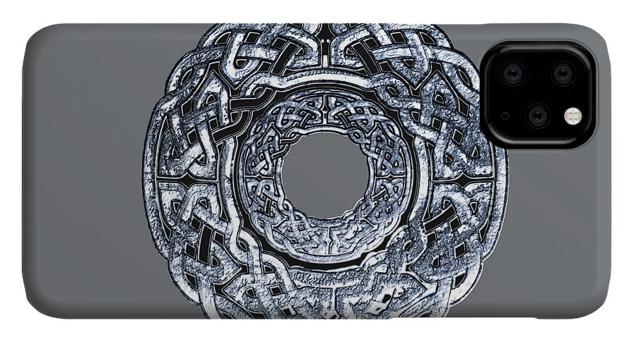 Silver Celtic Knot Circle - Phone Case