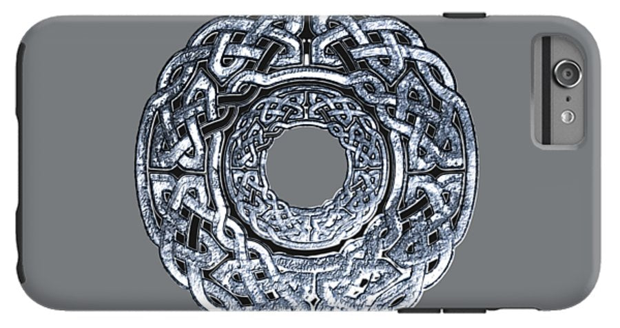 Silver Celtic Knot Circle - Phone Case