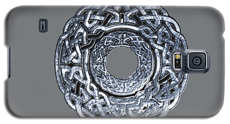 Silver Celtic Knot Circle - Phone Case