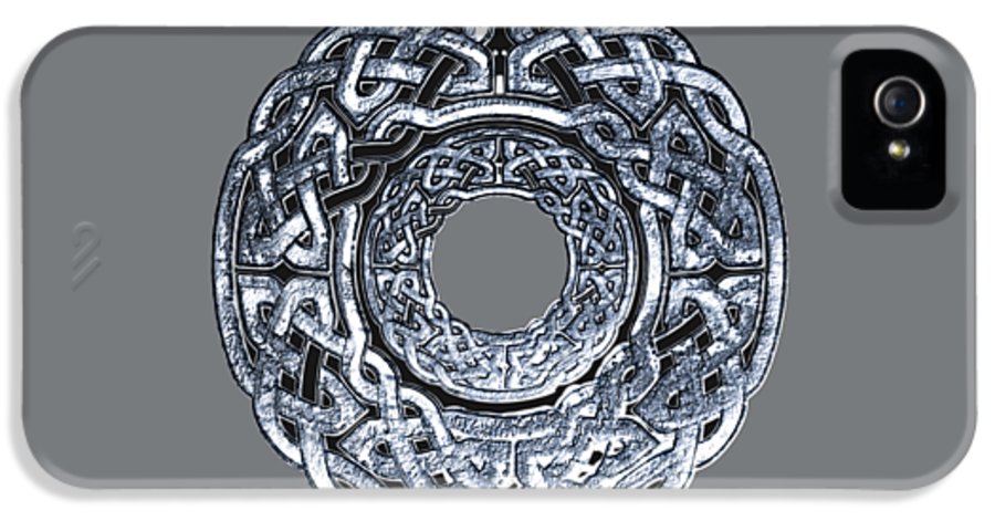 Silver Celtic Knot Circle - Phone Case