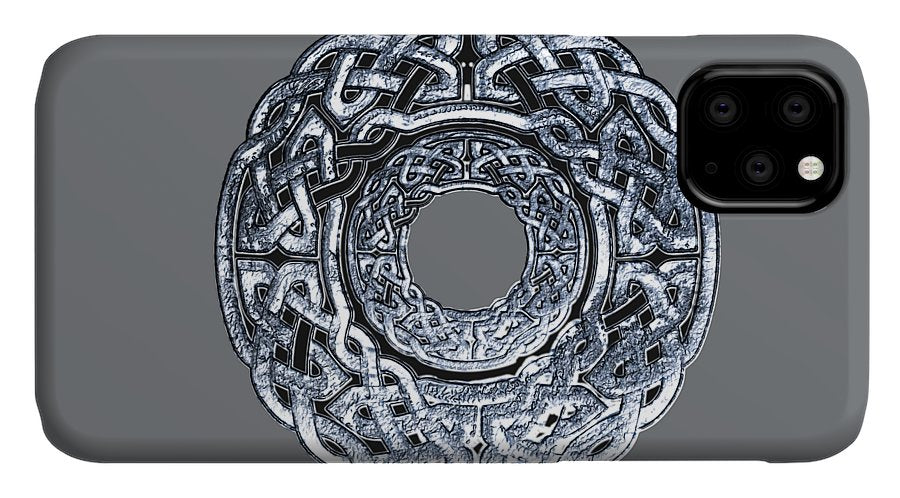Silver Celtic Knot Circle - Phone Case