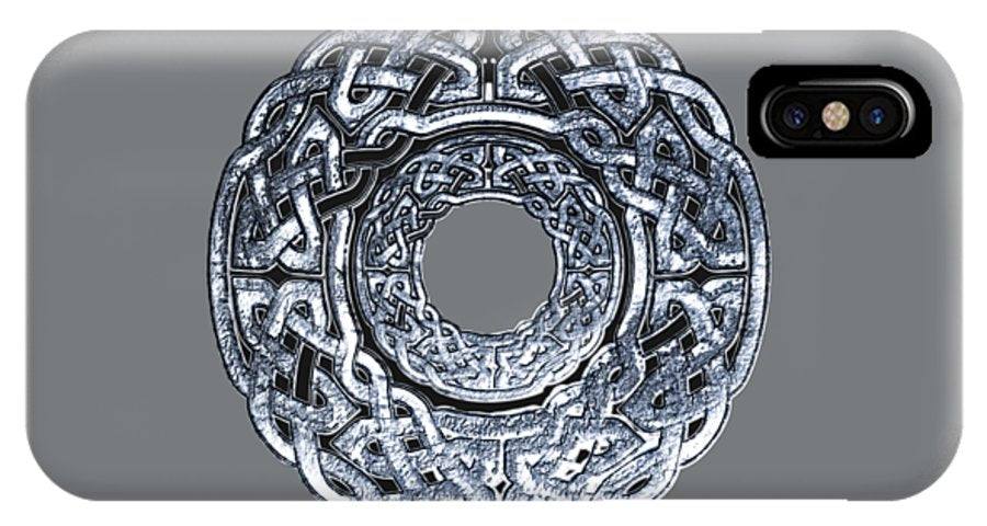 Silver Celtic Knot Circle - Phone Case