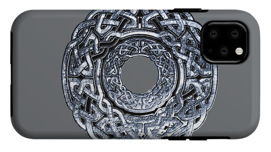 Silver Celtic Knot Circle - Phone Case