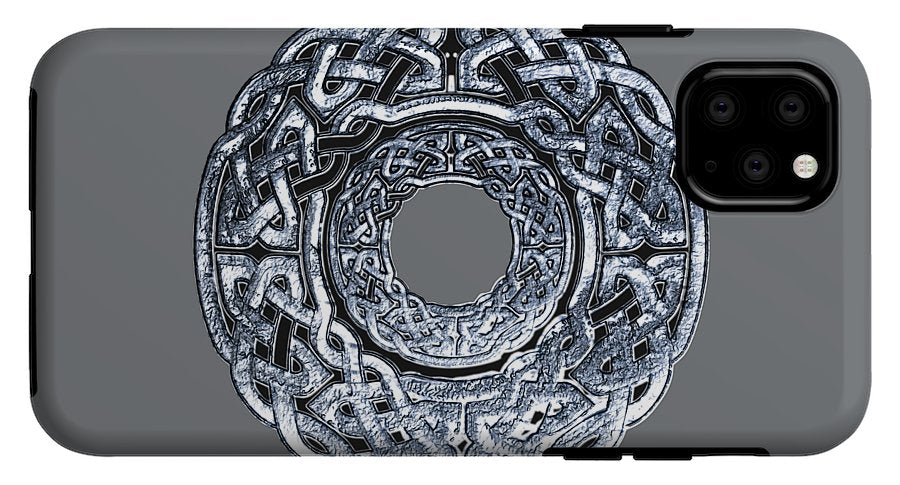 Silver Celtic Knot Circle - Phone Case