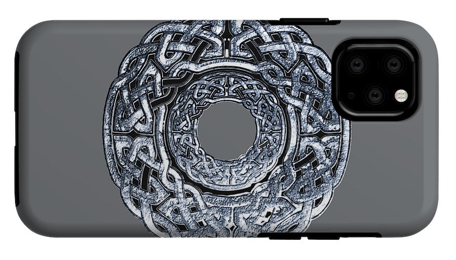 Silver Celtic Knot Circle - Phone Case